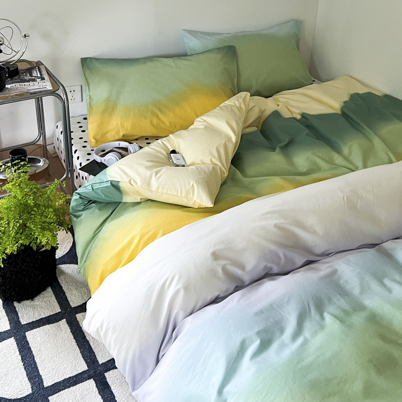 Cotton Four-Piece Set Canghai-Galaxy Green B6