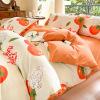 Cotton Four-Piece Set Free Hair Persimmon - Time and Space Love B2