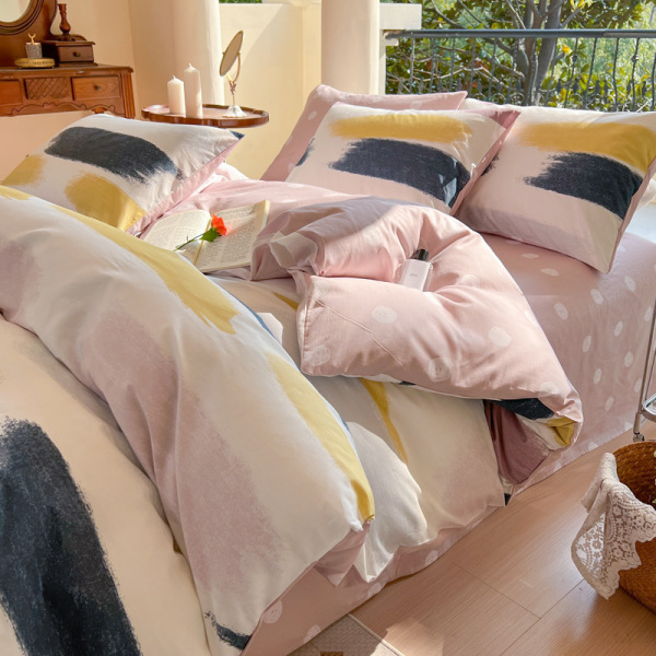 Cotton Four-Piece Set Little pineapple. - Hara House B4