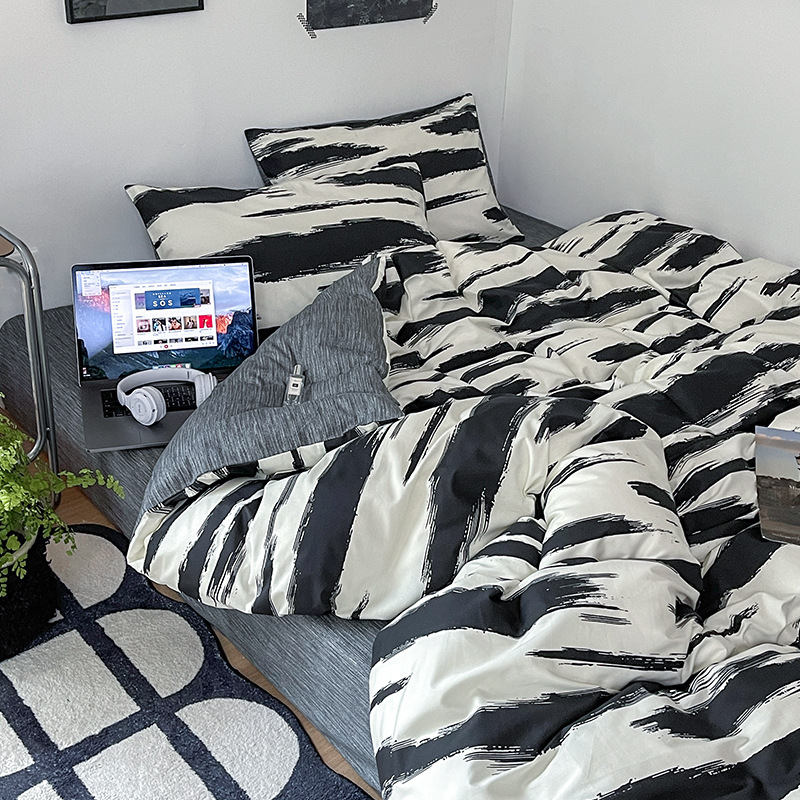 Cotton Four-Piece Set Secret Realm·Powder-Cloud Green B7