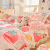 Four-piece Cartoon Cotton Bed Set Meow glug B14