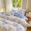 Four-piece Cartoon Cotton Bed Set Milk tea lovers B17