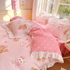 Four-piece Cartoon Cotton Bed Set Soft  B10