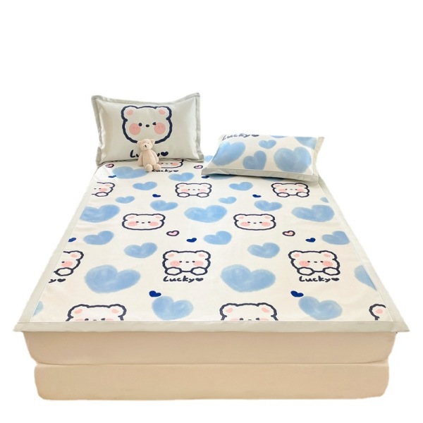 600D ice silk mat cartoon ice silk mat B108