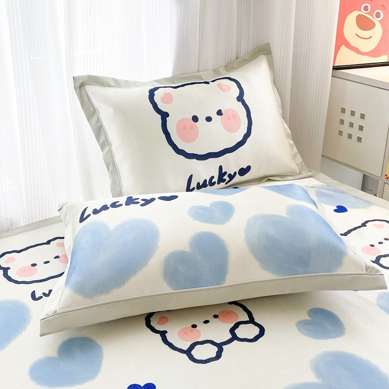 600D ice silk mat cartoon ice silk mat B108