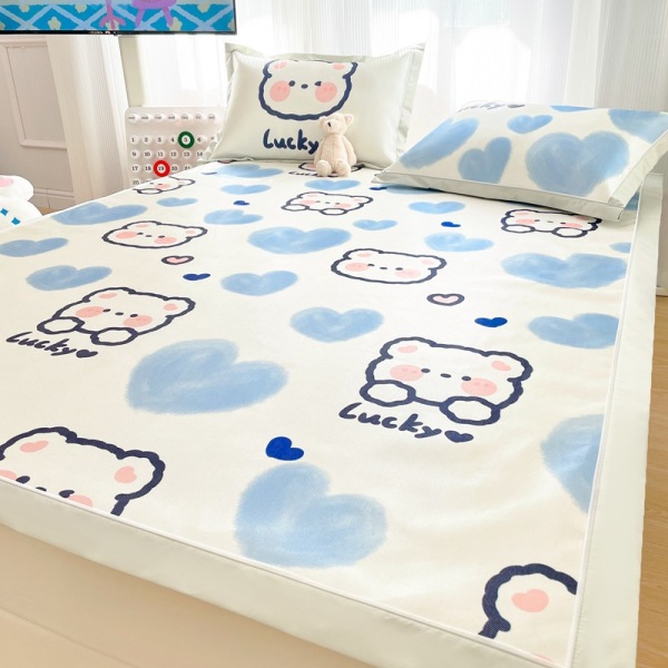 600D ice silk mat cartoon ice silk mat B108