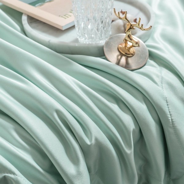 Antibacterial and anti-mite washed silk summer quilt B98