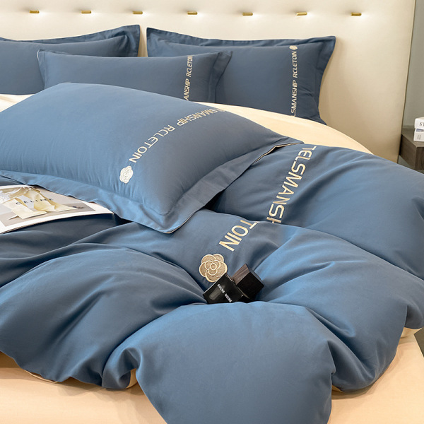 Nordic long staple cotton four piece pure cotton set B53