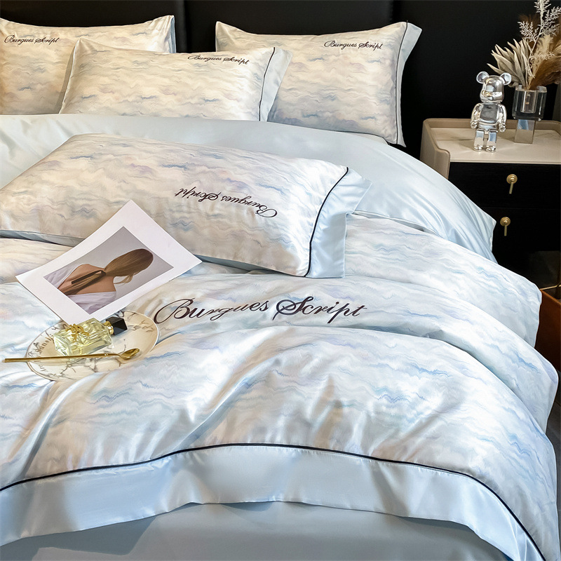 European style washed silk four piece set B63