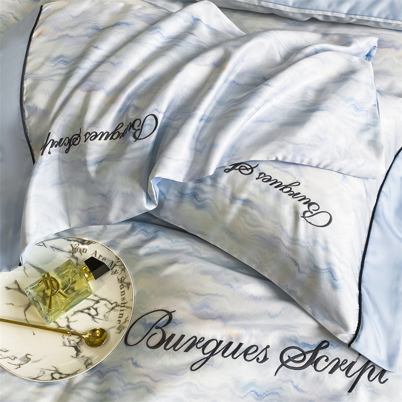 European style washed silk four piece set B63