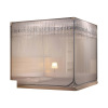 Household zipper three door pattern tent square B116