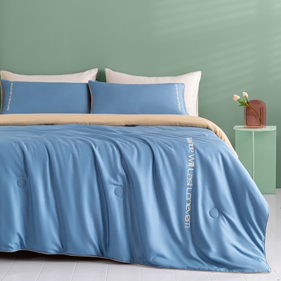 Nordic embroidery air conditioning quilt gift summer quilt B86