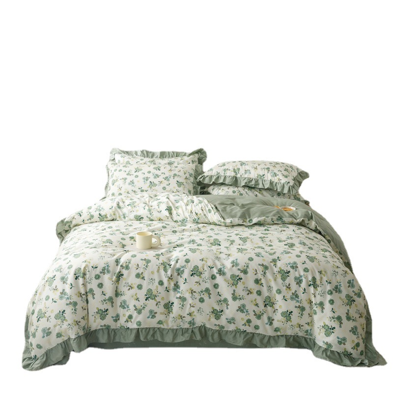 pastoral style pure cotton four piece set B60