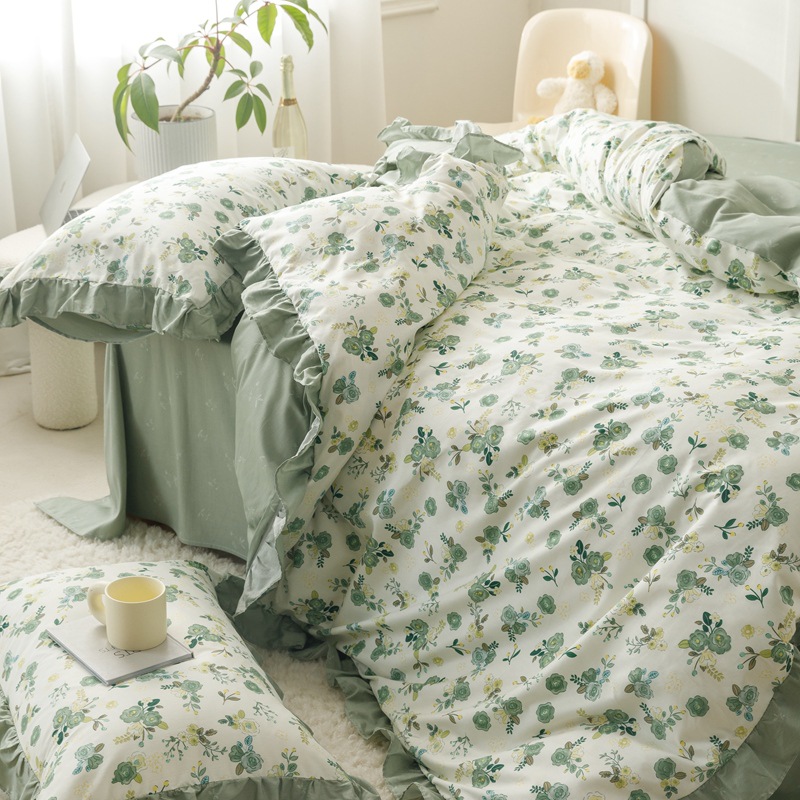 pastoral style pure cotton four piece set B60