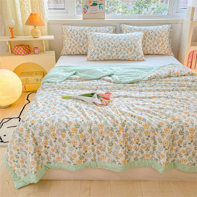 Small, fresh and cool silk peas summer quilt gift B90