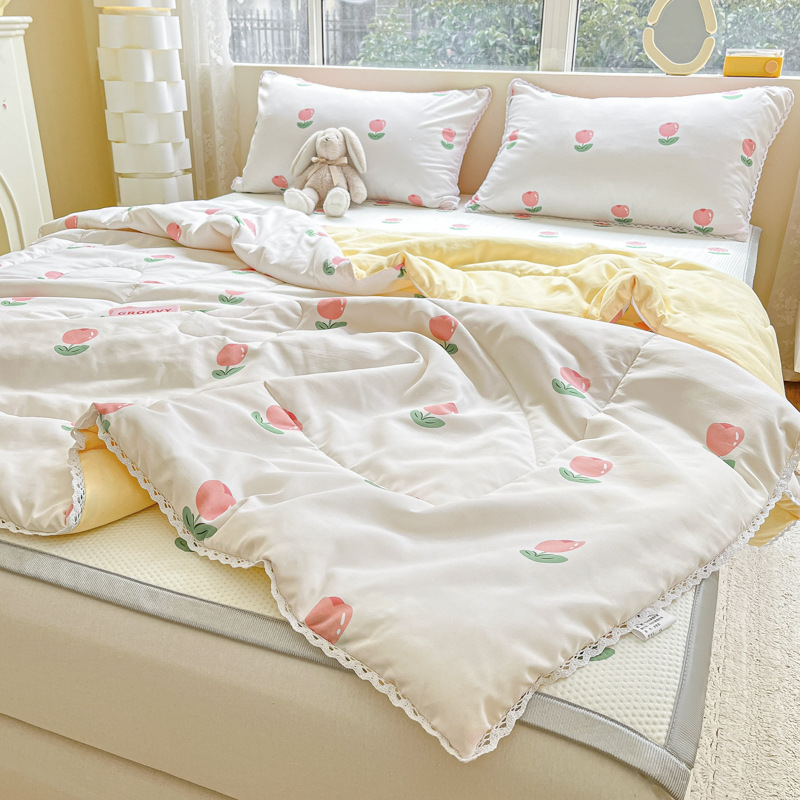 small fresh lace gift summer quilt B76