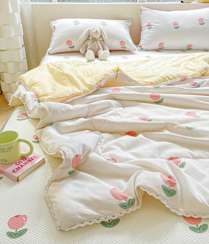 small fresh lace gift summer quilt B76