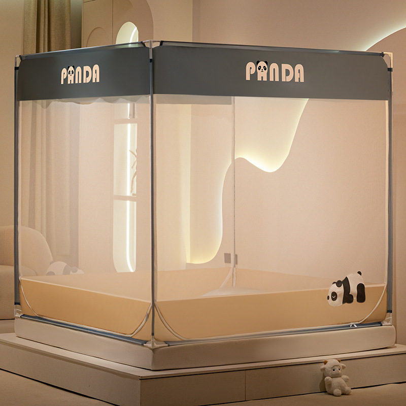 Summer three-door household encryption screen mosquito net B112