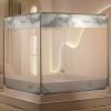 Summer three-door household encryption screen mosquito net puppy B113