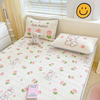 Three-piece summer cartoon latex mat B101