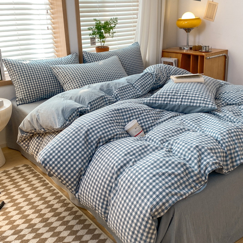 Washed cotton four-piece set 40 pure cotton B54